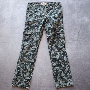 LEVI'S Kids Camo Jeans With Cargo Pockets